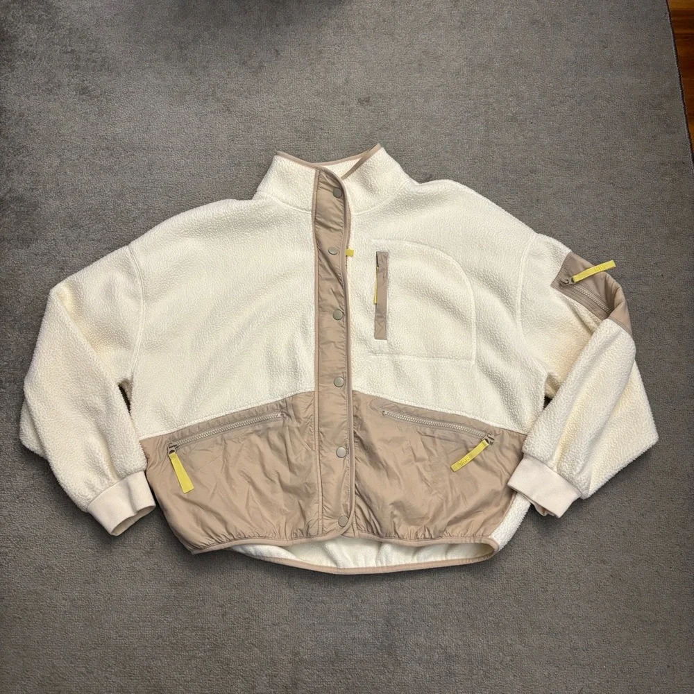 Madewell MWL Drapey Sherpa Buick Jacket Antique Cream - Picture 5 of 12